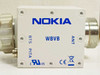 Nokia WBVB module side view showing Nokia branding, WBVB designation, BTS PITA and ANT port labels, UL and CE marks