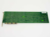 Gateway Communications WNIM-Z80 82200094-04 – solder side (bottom) of board with DB44 rear-bracket connector visible