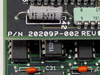 AST 202097-002 close-up of PCB showing P/N 202097-002 REV silkscreen marking