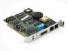 US Robotics Sportster 0266 ISA fax modem card — angled top view showing PCB, onboard speaker, and bracket with RJ-11 ports