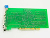 Neotech PM101 Rev 1.1 ISA Parallel Adapter Card — solder side showing PCB traces, ISA edge connector, and DB25 bracket