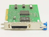 Neotech PM101 Rev 1.1 ISA Parallel Adapter Card — angled front view highlighting CHIPS and StarTech controller ICs and DB25 parallel port on bracket