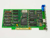 Sun Microsystems TOPS Flashcard MC 501-1631-01 Rev B ISA network card — top component side showing VLSI CHIPS main controller IC, multiple ICs, and ISA edge connector