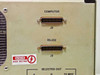 Close-up of rear panel Computer (DB-25, J2) and RS-232 (DB-25, J3) ports with DANGER HIGH VOLTAGE warning label visible