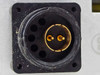 Gould 13-4615-10 rear circular multi-pin connector – 2-pin gold contact insert on black housing