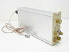 Gould 13-4615-10 DC Amplifier Plug-In Module – right-side three-quarter view showing front panel controls and BNC cable