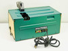 Hybond 512-10-41 rear view showing teal chassis, rear specification label, colored signal connectors, and NEMA 5-15 AC power cord