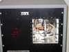 ISR Spraycool chamber close-up of front panel — ISR logo visible, spray nozzle assembly and fluid tubing inside mirrored chamber compartment