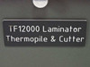 Circuit Check TF12000 model nameplate — reads TF12000 Laminator Thermopile & Cutter