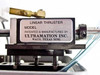 Ultramation Inc. label on Linear Thruster assembly reading 'LINEAR THRUSTER MODEL – Patented & Manufactured by Ultramation Inc., Waco, Texas 76702' with brass fitting visible above