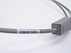 Metrologic 53002B cable label close-up on cable housing showing model number
