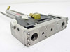 Bimba LT-025-D pneumatic cylinder assembly – underside and side view showing base plate mounting slots and port locations