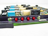 Siemens TMBM front edge panel showing four red LED indicators labeled TC0, TC2, TC4, TC6 and TMBM label
