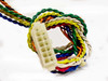 Sysmex PT-041 transformer wiring harness detail showing large white multi-pin Molex-style connector with multi-color twisted wire leads