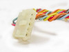 Sysmex PT-042 transformer primary wiring showing large multi-pin Molex-style connector with multi-color lead wires