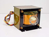 Sysmex PT-043 transformer right-side view showing full chassis frame, copper winding, and secondary connector on lead wires