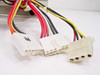Seasonic SS-220 output connectors close-up – AT P8/P9 motherboard connectors and Molex 4-pin peripheral connectors