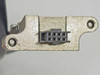 Second angle closeup of female 8-pin connector on DEC BC26V-12 cable showing connector pin arrangement in metal bracket