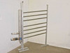 Nortec 1502089 USD steam distribution manifold full assembly with freestanding aluminum frame, front-right view