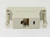 Included DB15 to RJ adapter — rear view showing RJ-style keystone jack, accessory for Fastcomm EtherFRAD