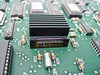 Siemens RAUP Card S30810-Q1792-X – close-up of heatsink-covered connector/module on PCB surface, component side