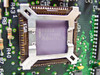 Siemens MEM-4 Card — close-up of Intel iRB206 processor chip (L7270882, copyright Intel 1983) in ceramic package