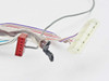 Radius 915-0159R power supply output wire harness with white multi-pin connector and red connector visible