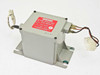 Matsushita EUK-66HN1A High Voltage Unit — front-left three-quarter view showing gray metal enclosure with red DANGER label, hardwired input leads, and white multi-pin connector on right side