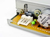 Alps floppy drive PCB close-up showing CN1 power header connector and stepper motor detail