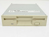 NEC FD1231H floppy disk drive — front face view showing beige plastic bezel, disk slot, and eject button