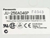 Panasonic JU-256A046P label showing model number, barcode, Matsushita Communication Industrial Co. Ltd., Made in the Philippines, and UL/CSA/TUV/CE certifications