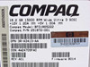 Compaq 251872-001 drive label showing 18.2GB 15000RPM Wide Ultra3 SCSI, +12V 1.20A +5V 1.00A, model BF01865222, Rev A01