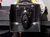 Quality Transformer Electronics 4690 — close-up of rotary tap selector knob showing positions 0 through 5 with safety shield bracket and mounting screws