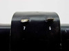 Close-up of leads 6 and 7 (primary/input leads) on the toroidal winding showing spade-tab terminals with solder and numbered markings