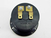 Taltronics 899300 rear face showing positive and negative spade blade terminals and Taltronics Corp Davidson NC marking