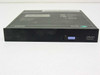 IBM ThinkPad DVD-ROM Drive 05K9065 — front bezel edge view showing IBM logo, DVD logo, and blue eject button