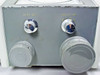Coleman 139 Spectrophotometer front control panel showing Zero Adj. knob, Selector knob, Slit mm dial, and wavelength dial