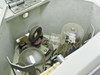 Coleman 139 Spectrophotometer light source compartment alternate angle showing second lamp, mirror mount, and internal optical components