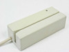 MagTek 21080201 magnetic stripe reader top-right angle showing card slot and LED indicator