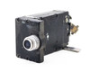 Perkin Elmer 917-FA 16mm Body Motion Picture Camera – front-left angle showing Ilex 14mm lens and rugged black housing