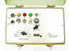 Traid Corp intervalometer controller front panel detail — frames per second dial, variable rate knob, pulse width knob, ON/OFF/MANUAL switches, and Overload/ON/Pulse indicator lights