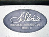 S.S. White Industrial Airbrasive Unit - As Is (Model D)