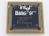 Intel i486 SX KU80486SX-33 SX673 processor top view showing Intel logo, i486 SX markings, and part number label