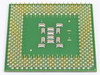Intel Celeron SL48E Socket 370 CPU — bottom pin array view showing gold FC-PGA pins in good condition