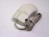 Microsoft 52695 PS/2 mouse – side view showing Microsoft logo on top and 6-pin mini-DIN connector