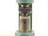 Brown & Sharpe 583 Hite-Set — close-up of knurled spindle and plunger mechanism with locking collar and set screw