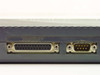 Intel NetportExpress XL 309304 — close-up of front port panel showing Parallel 2 DB-25 connector and DB-9 serial connector