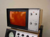 SKI Smith Kline Ekoline CRT image display module – close-up of amber/orange raster screen with position and horizontal controls and power indicator