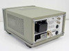 HP 436A Power Meter rear panel view showing ventilation slots, BNC output connector, IEEE-488 GPIB interface port, and warning labels