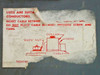 Interior label showing lug installation diagram with KEPS nut, collar, tang, and cable insertion instructions